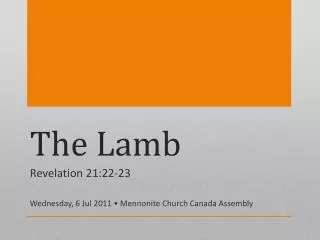 The Lamb