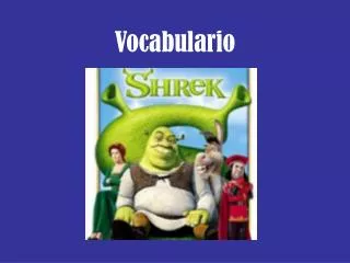 vocabulario