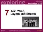 Mastering Text Wrap, Layers & Effects in InDesign - slide 1