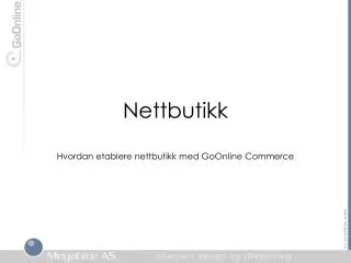 nettbutikk
