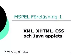 mspel f rel sning 1