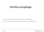 Sömlösa övergångar - slide 1