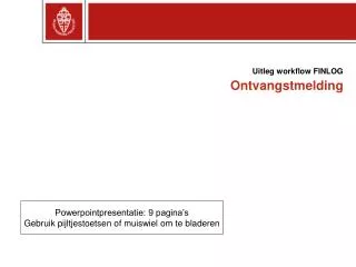 uitleg workflow finlog