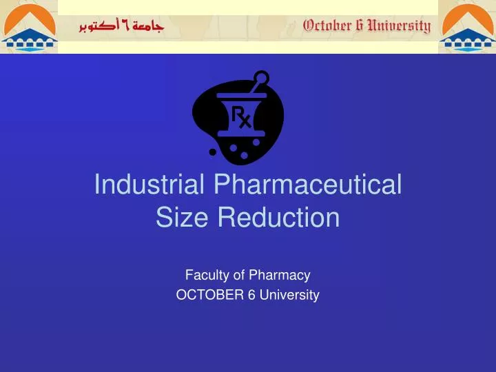 industrial pharmaceutical size reduction