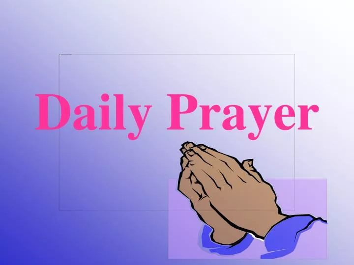 daily prayer
