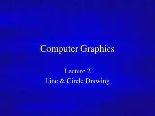 Computer Graphics