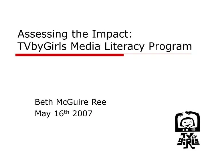 assessing the impact tvbygirls media literacy program