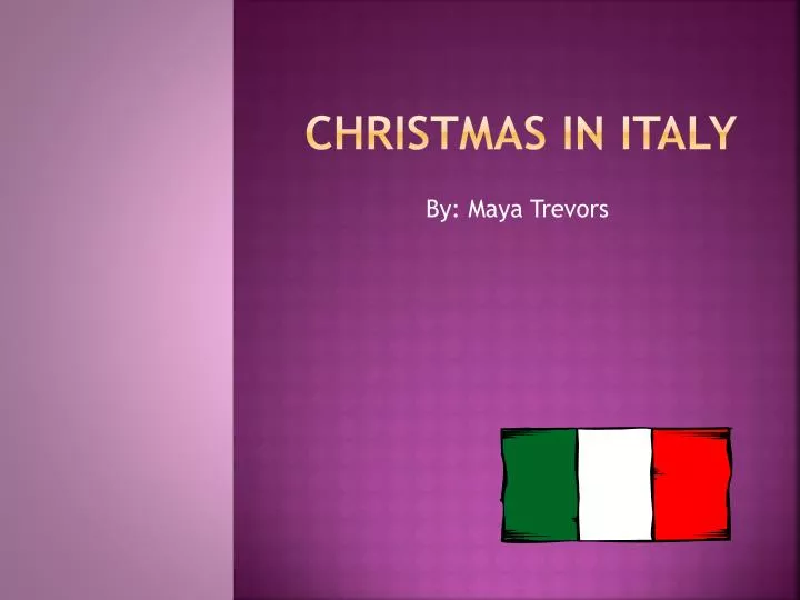 christmas in italy