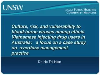 Dr. Ho Thi Hien