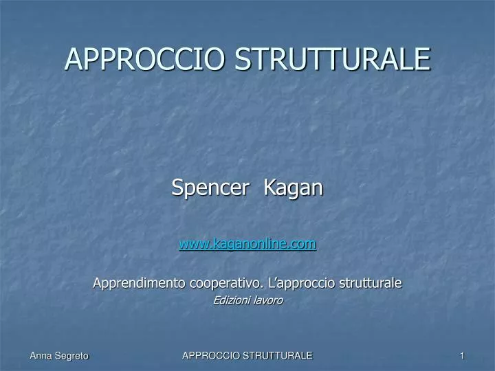 approccio strutturale