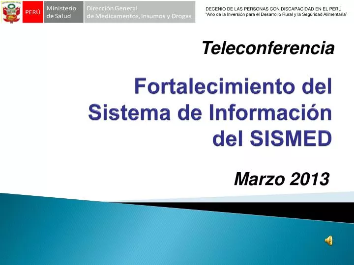 fortalecimiento del sistema de informaci n del sismed