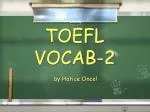 Enhance Your Vocabulary: Key TOEFL Words with Definitions and Examples - slide 1