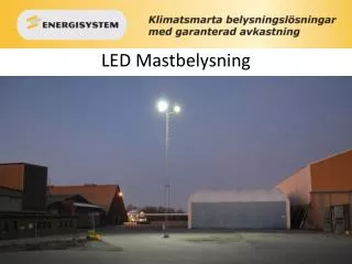 led mastbelysning