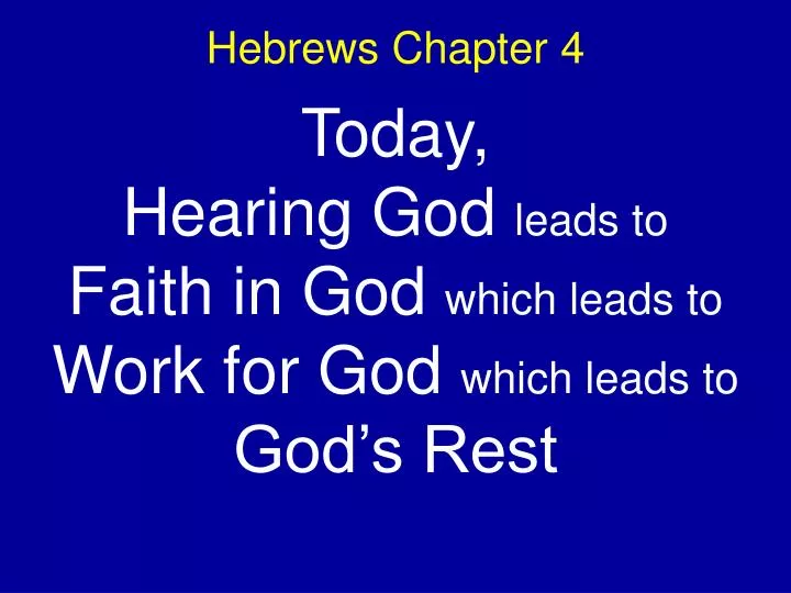 hebrews chapter 4