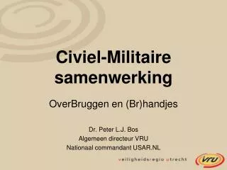 civiel militaire samenwerking