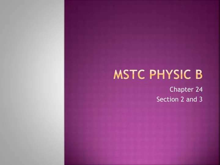 mstc physic b
