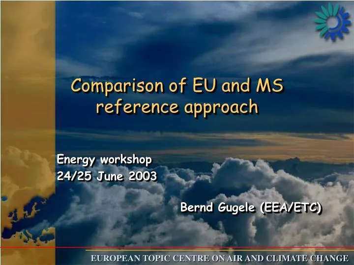comparison of eu and ms reference approach
