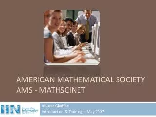 American Mathematical Society AMS - MathScinet