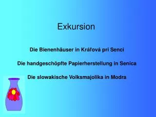 exkur sion