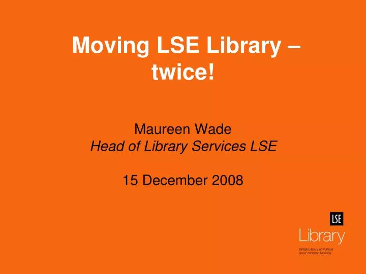 moving lse library twice