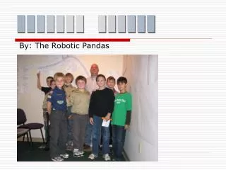 By: The Robotic Pandas