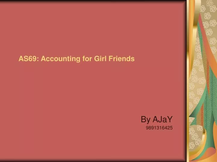 as69 accounting for girl friends