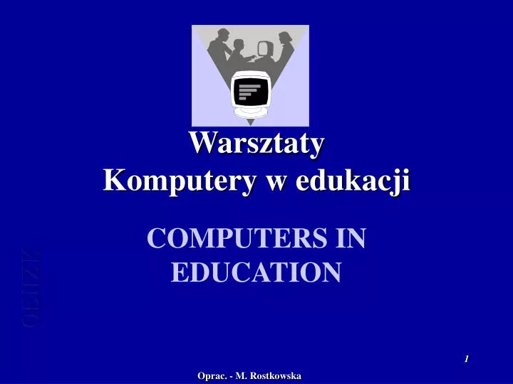 warsztaty komputery w edukacji