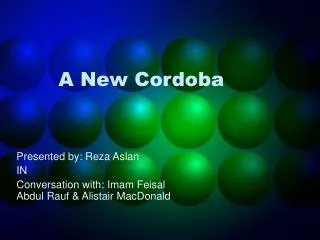 A New Cordoba