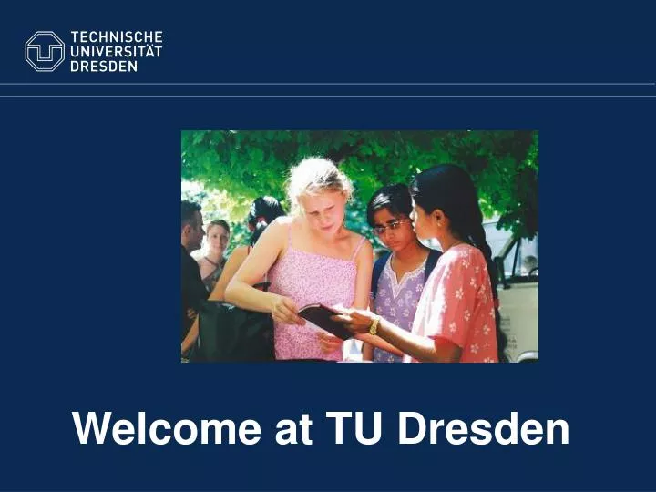 welcome at tu dresden