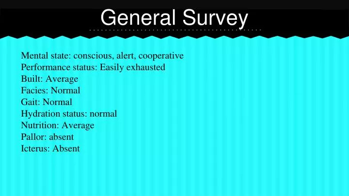 general survey