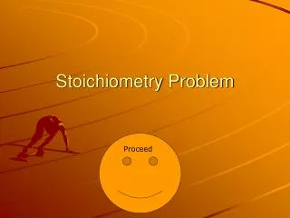 Stoichiometry Problem