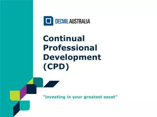 Continual Professional Development (CPD)