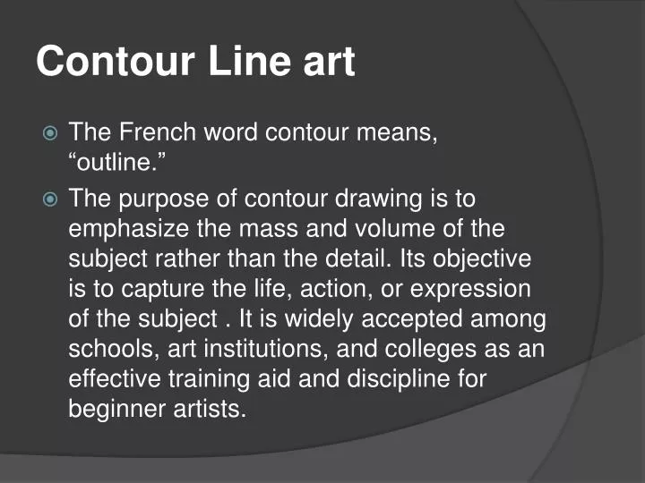 contour line art