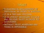 TRUST - slide 1