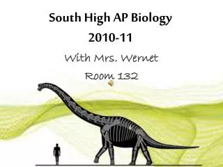 South High AP Biology 2010-11