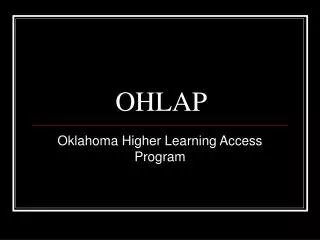 OHLAP