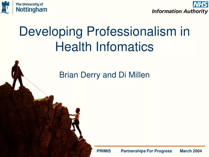 developing professionalism in health infomatics