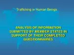 Trafficking in Human Beings - slide 1