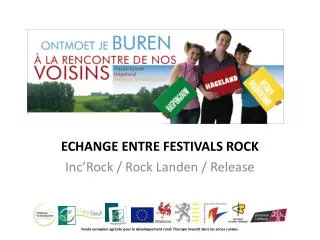echange entre festivals rock inc rock rock landen release