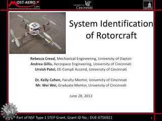 System Identification of Rotorcraft