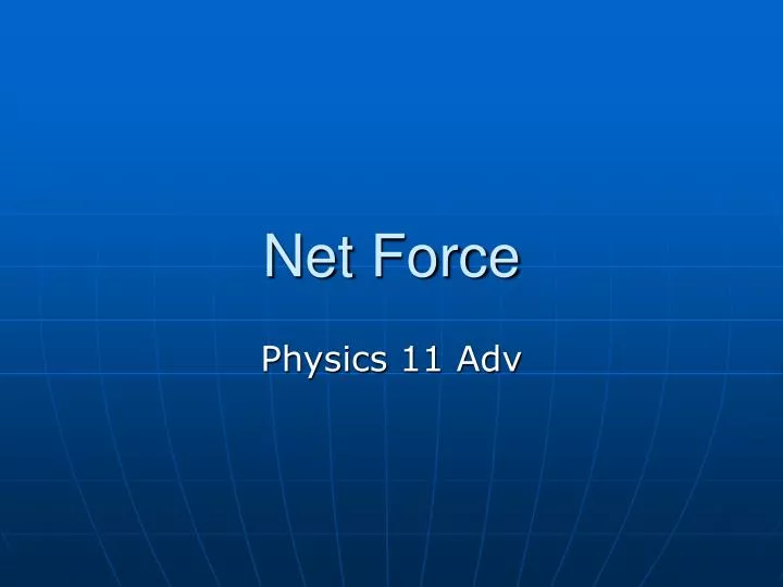 net force