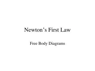 newton s first law