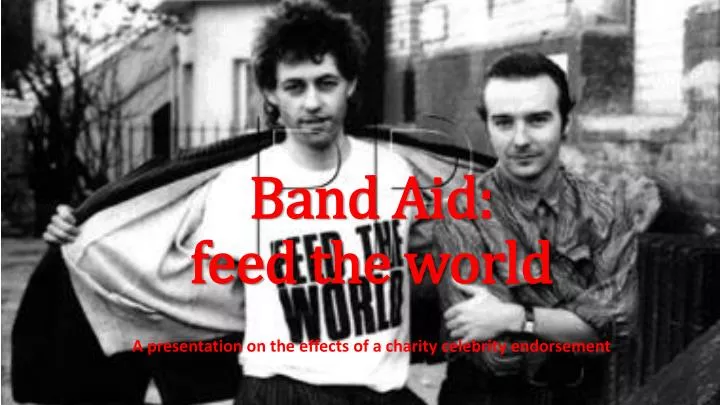 band aid feed the world