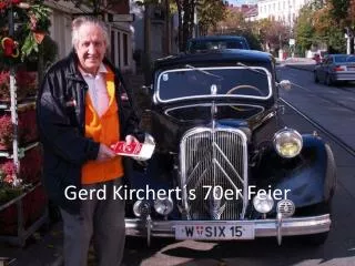 gerd kirchert s 70er feier