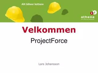 velkommen