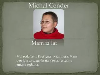 micha cender