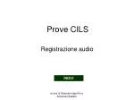 Prove CILS - slide 1