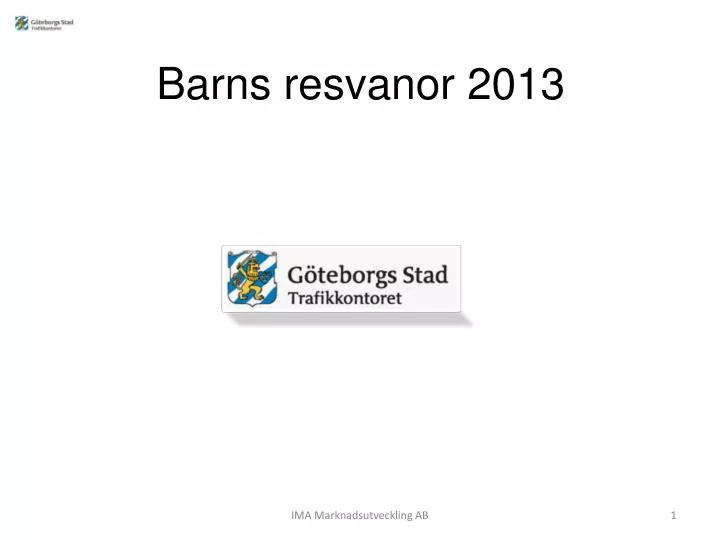 barns resvanor 2013