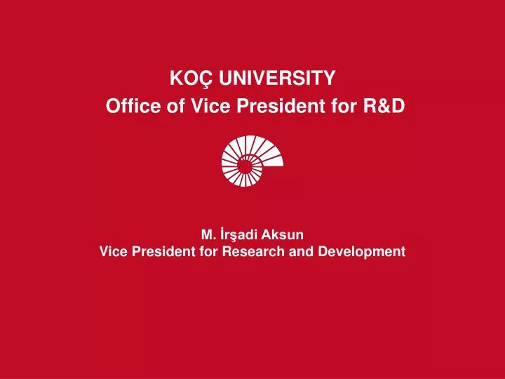 m r adi aksun vice president for research and development