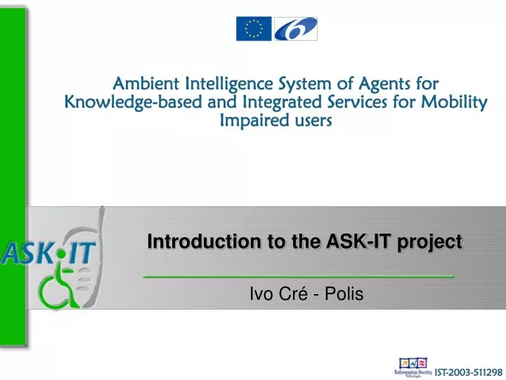introduction to the ask it project